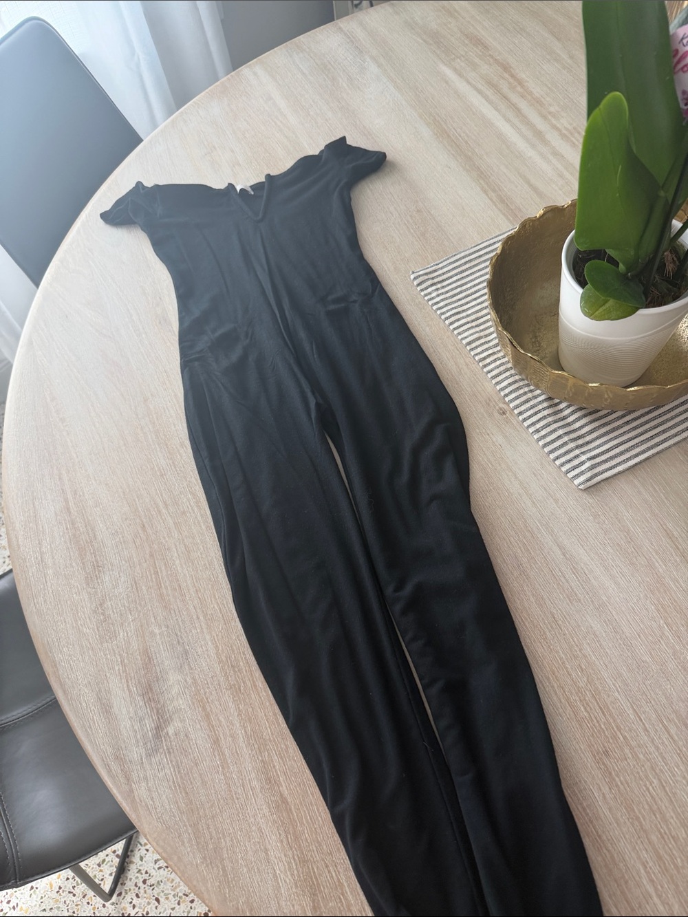 Oh Polly Black Off-Shoulder Jumpsuit